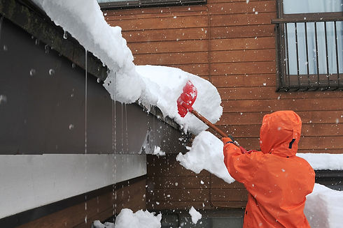 雪よせ