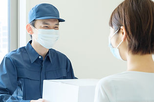 荷物受け取り