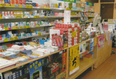 受付カウンター