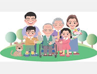 家族のイラスト