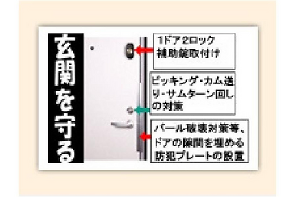 ドアの防犯対策致します