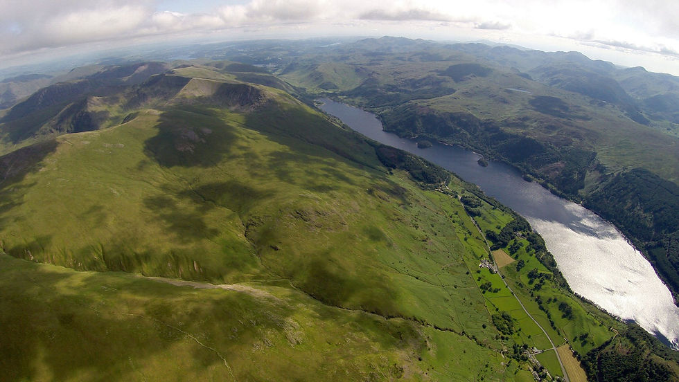 Half way to Browncove Crags from Clough Head