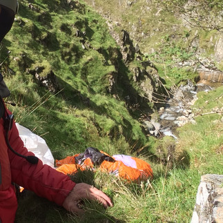 Happier after climbing out of Mill Gill