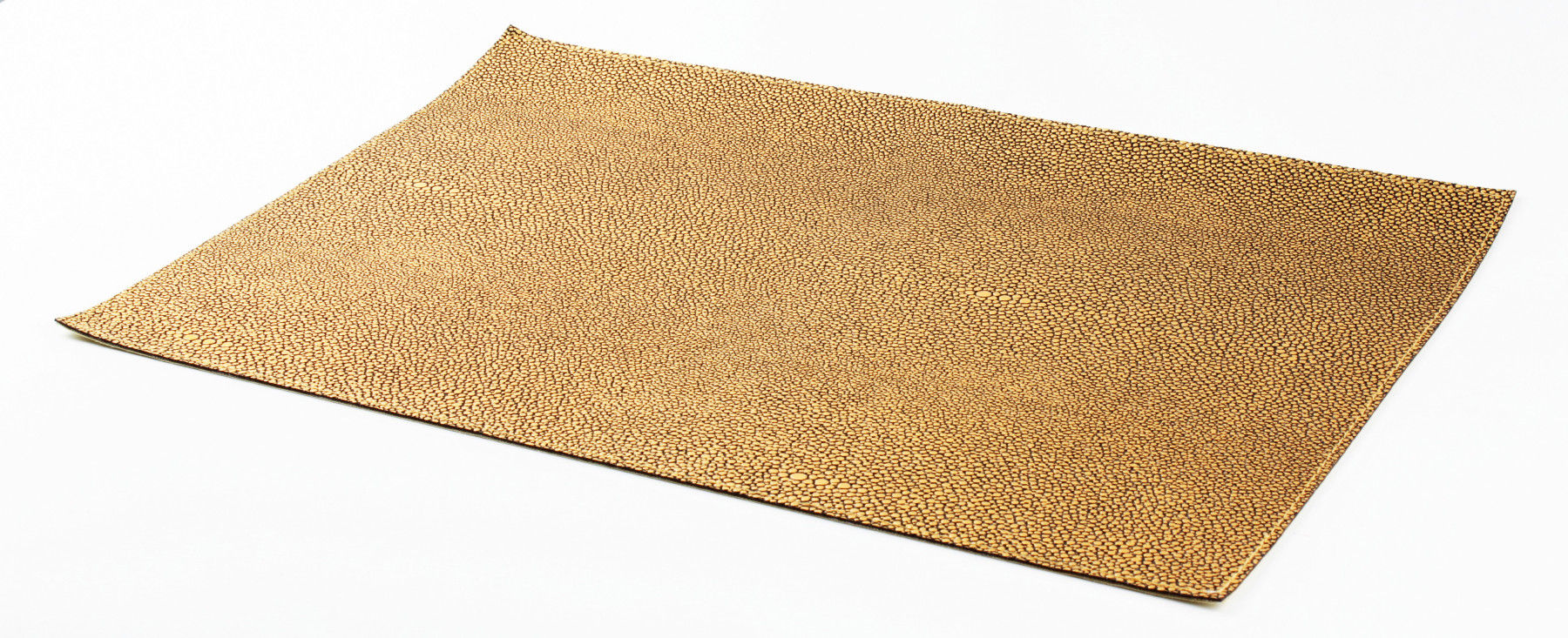 PLACEMAT STRUCTUUR GOUD / ZWART