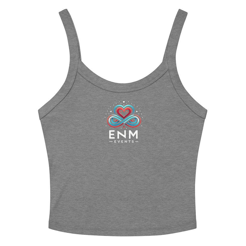 Thumbnail: Women’s micro-rib tank top ENM Events Logo