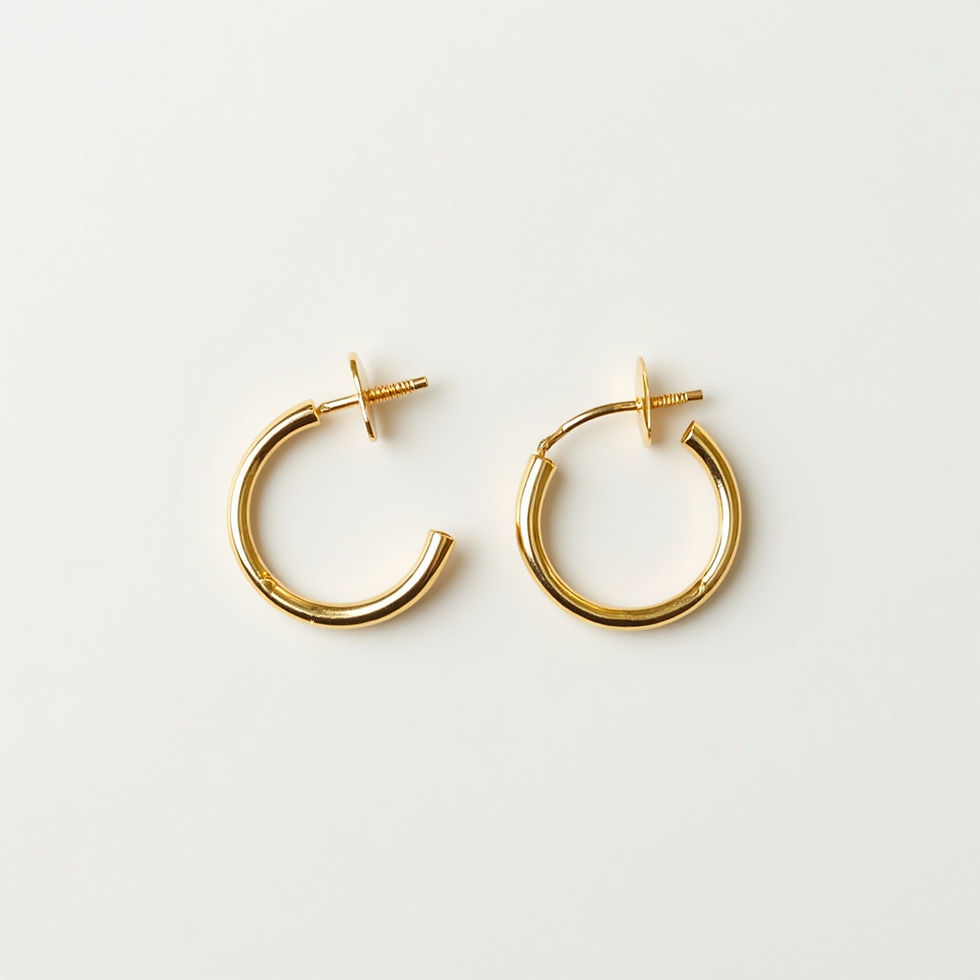 Dainty Gold Hoops