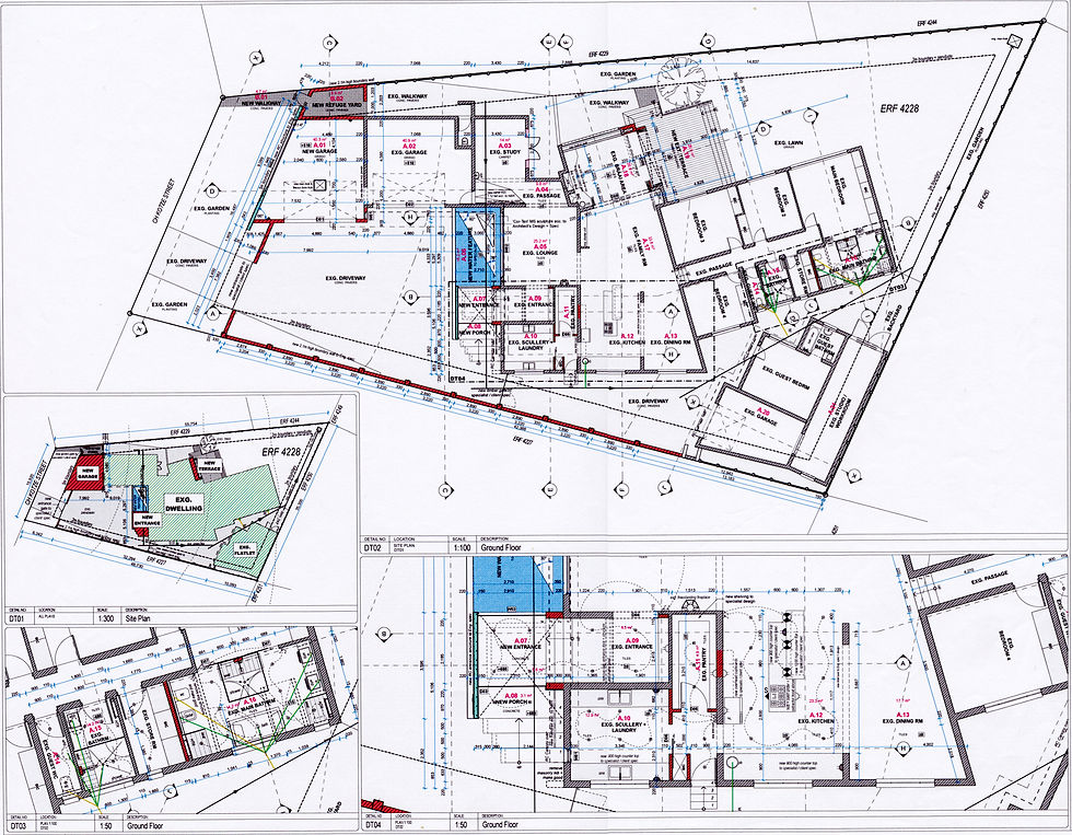 Site + Floor Plan Layouts