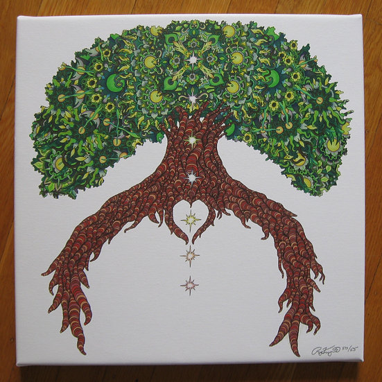 TREE OF LIFE canvas print ryankerrigan