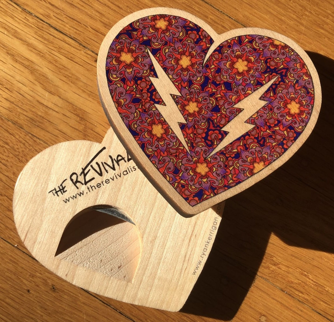 the revivalists coaster bottle opener