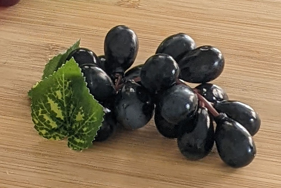 Fake Black Grapes - Bunch