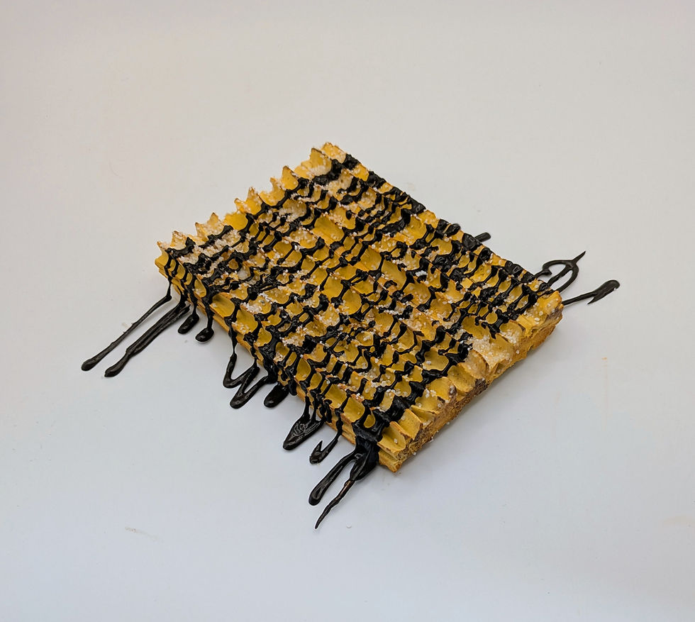 Fake Churros with Chocolate Drizzle