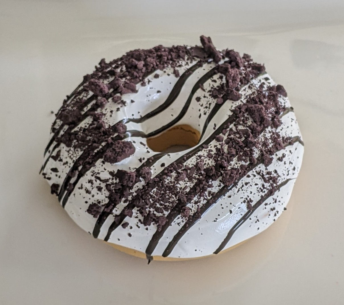 Fake Donut with Stripes & Cookie Sprinkles