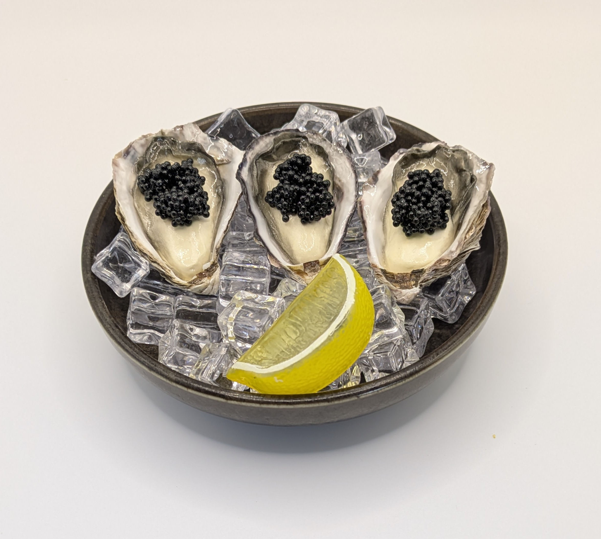Fake Oysters with Caviar (3)
