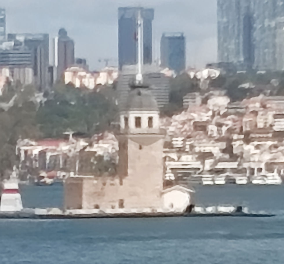 The Virgin Tower in the middle of the Bosphorus