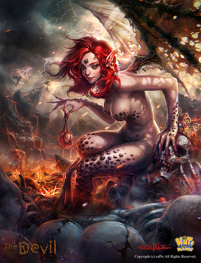 Thumbnail: [NP-75011] The Devil, Human eye collector