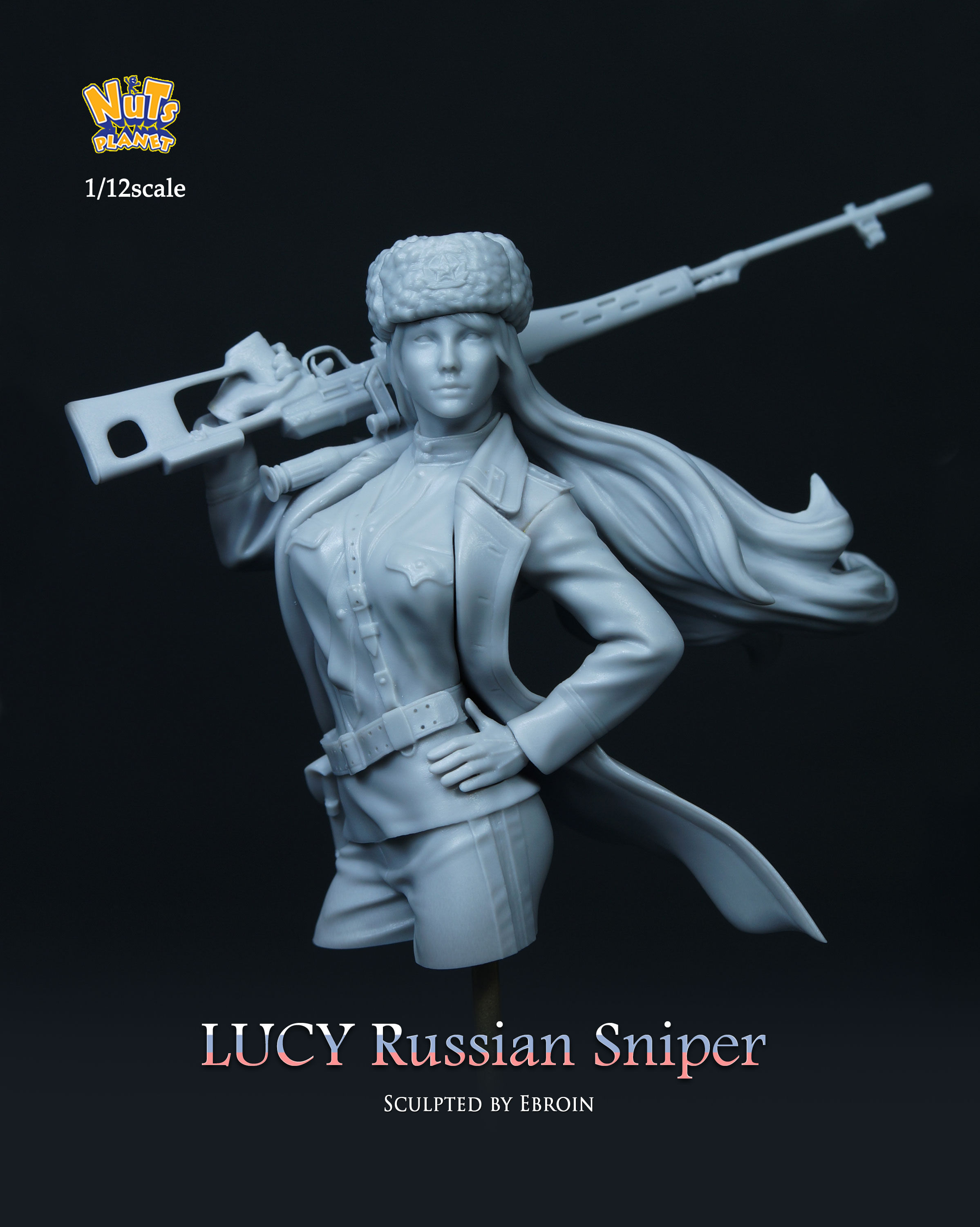 [NP-B040] Lucy, Russian Sniper (1/12 Bust)