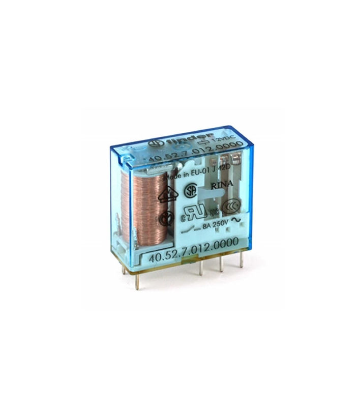 12V 8A Finder Çift Kontak Röle - 40.52.7.012.0000