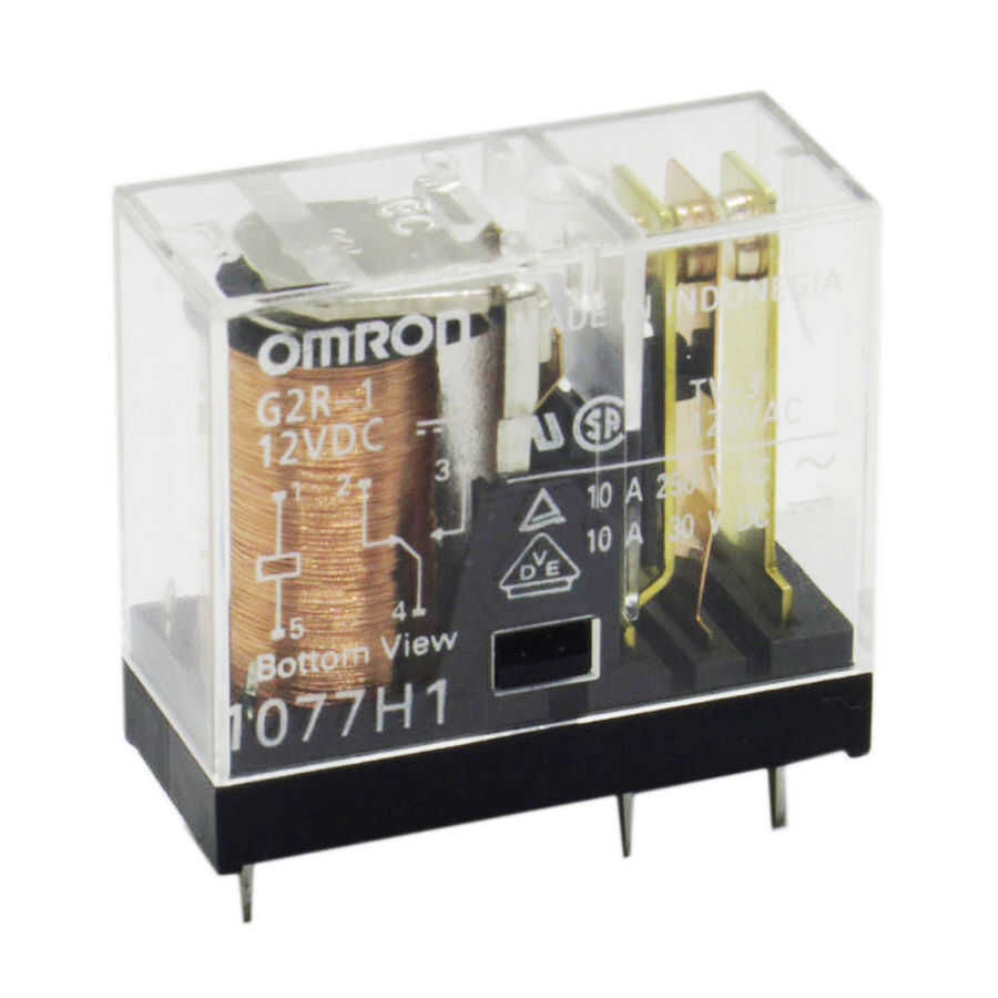 12V 16A Omron Röle (8 PİN ) - G2R-1-E - Şeffaf