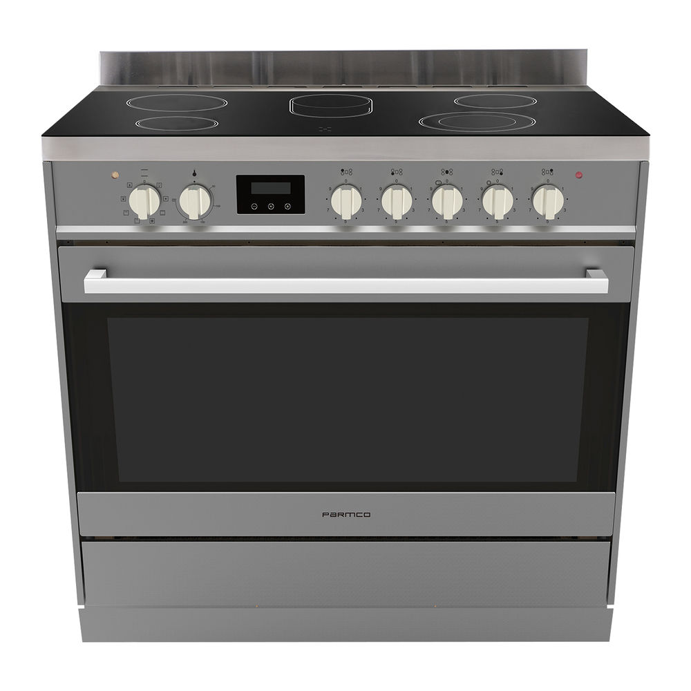 Parmco 90cm Stainless Ceramic Freestanding Stove