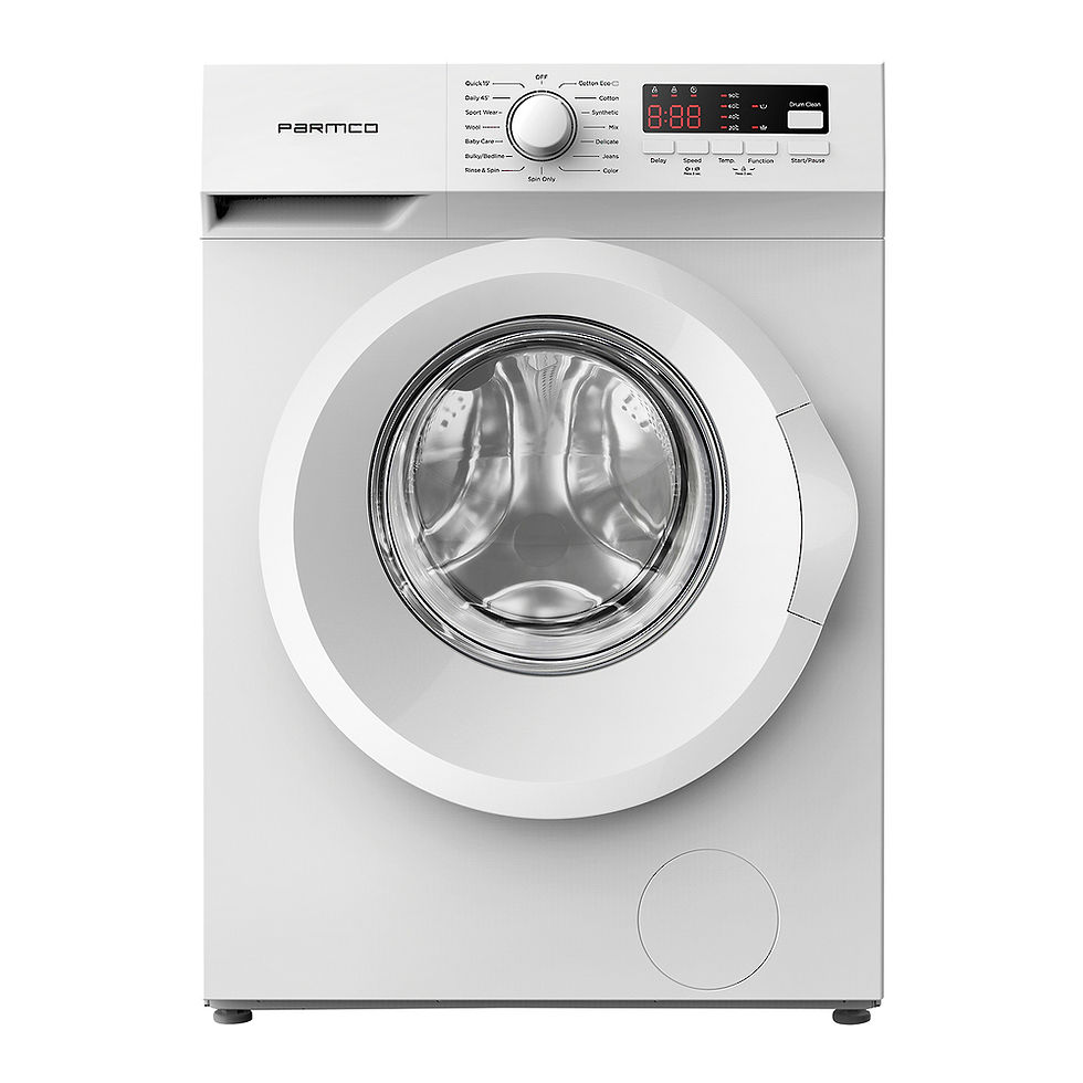 Thumbnail: Parmco 7.5KG White Front Load Washing Machine