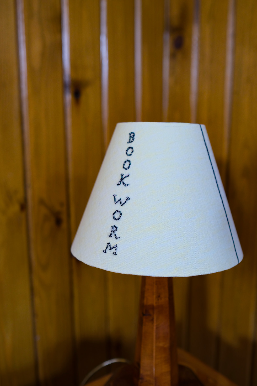 Thumbnail: SMALL BOOK WORM LAMPSHADE