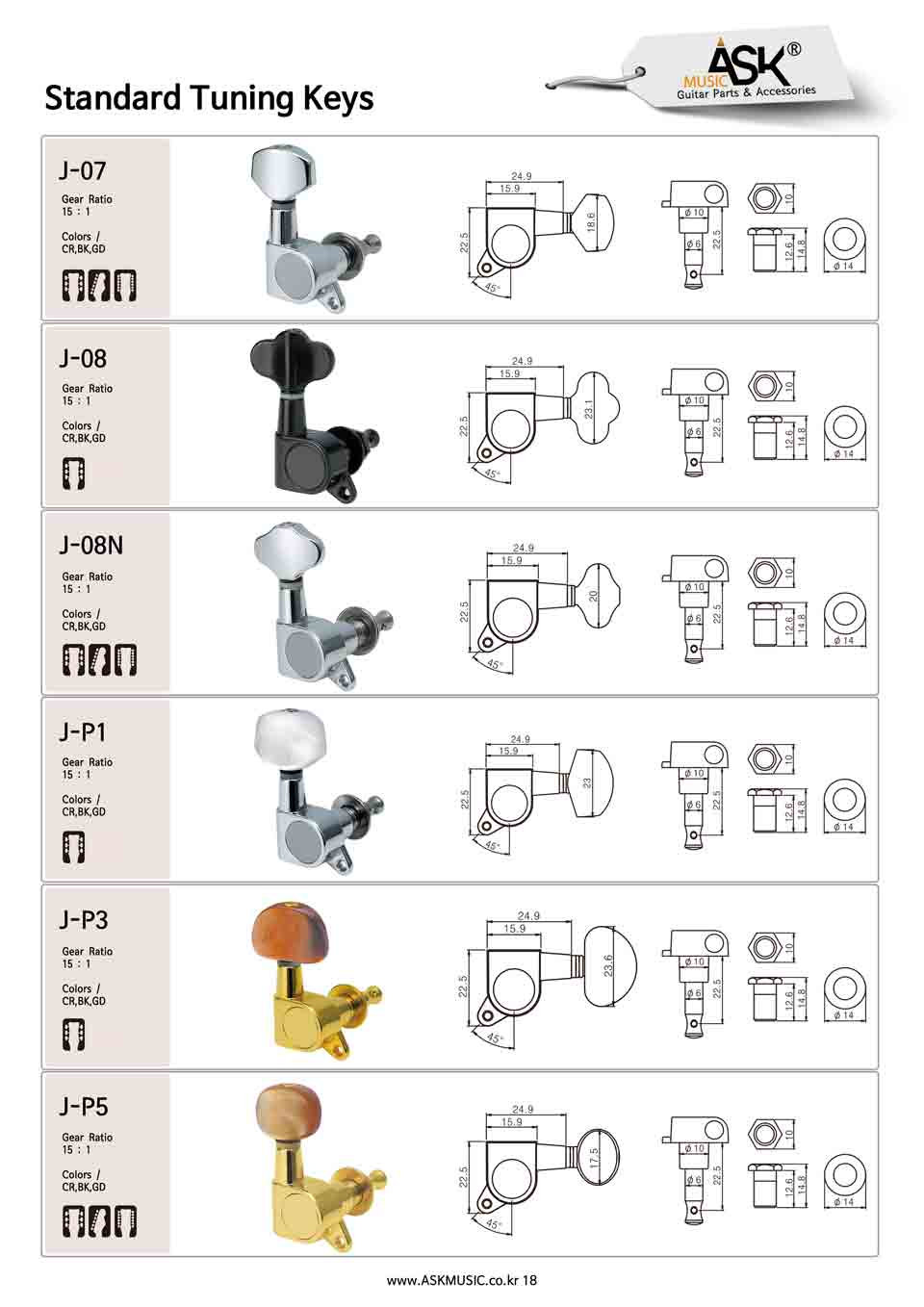 Standard Tuning Keys 1 askmusic