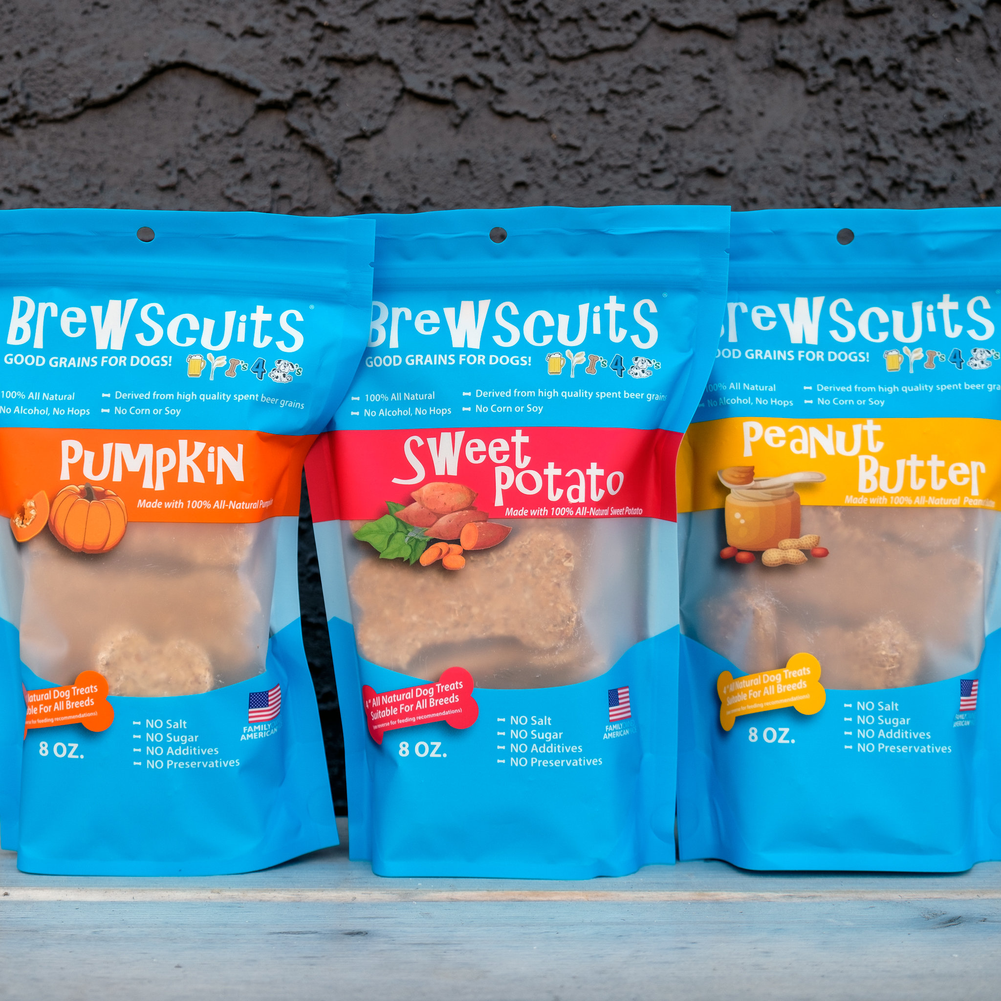 spent grain dog biscuits