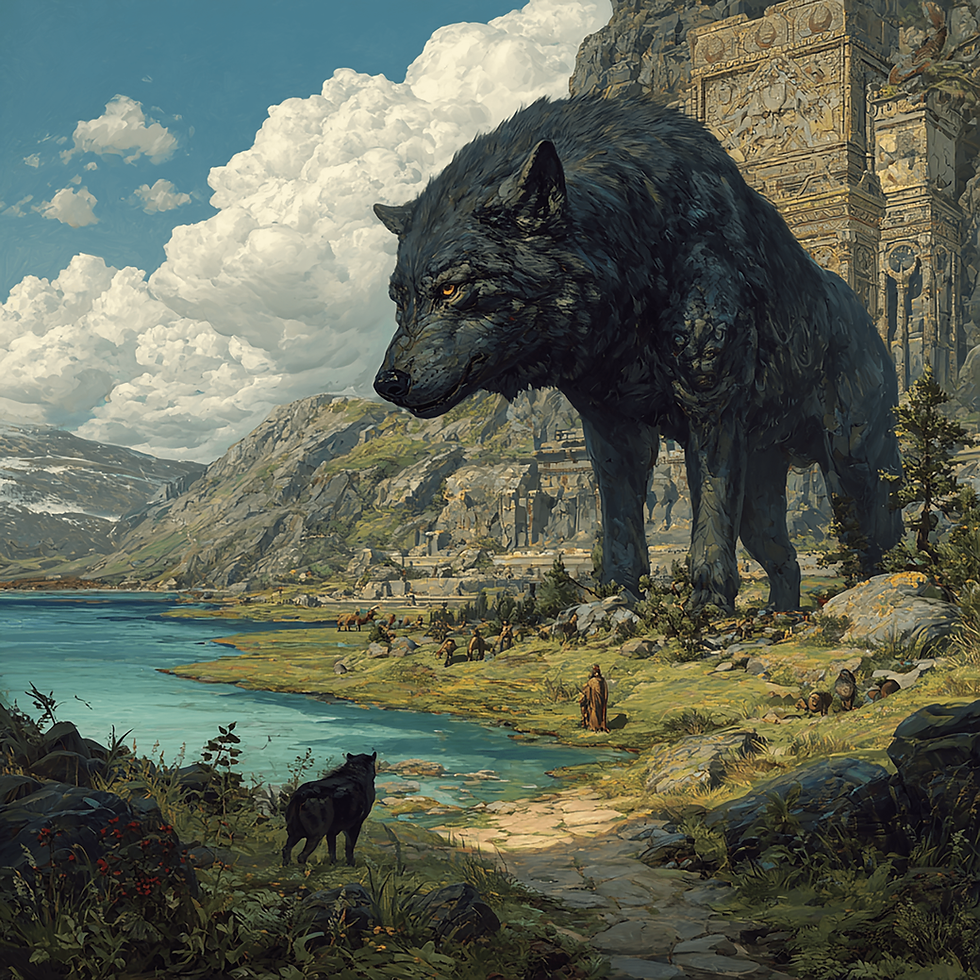 The Legend of Fenrir: Guardian of the Medusa Pool in the Russian Republic of Dagestan