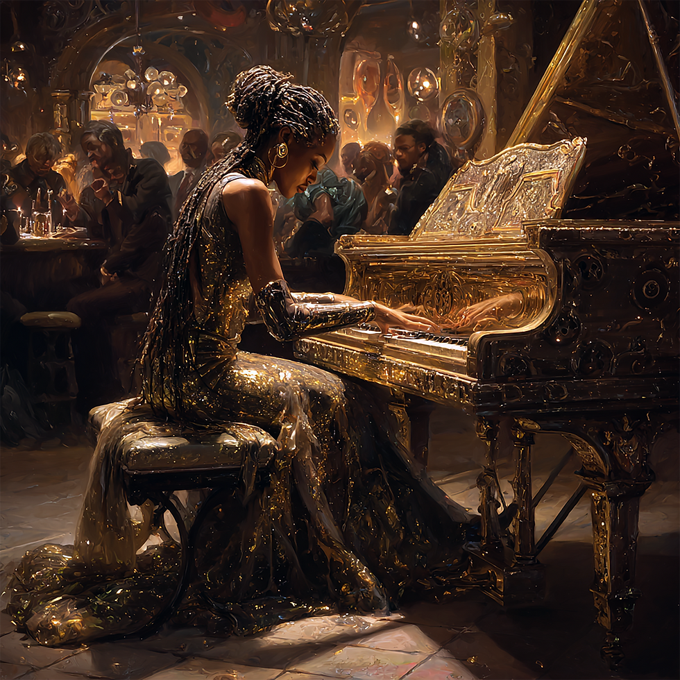the golden piano