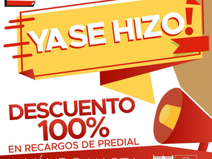 Tesorería Municipal de Empalme ofrece atractivos descuentos en pago de impuestos por el Buen Fin