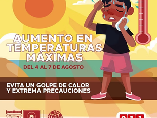 Ayuntamiento de Empalme llama a la población a extremar precauciones ante nueva ola de calor