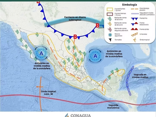 Se pronostican tormentas eléctricas con lluvias fuertes en Sonora