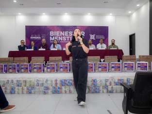 Entrega Gobierno de Sonora botiquines de Bienestar Menstrual a escuelas de Puerto Peñasco y Sonoyta