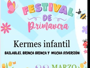 Organiza DIF y CAIC una kermes y festival por llegada de primavera