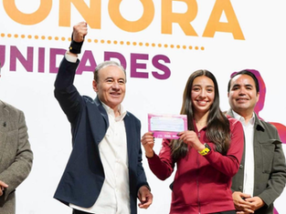 Alfonso Durazo reconoce y fortalece a atletas sonorenses con 540 becas