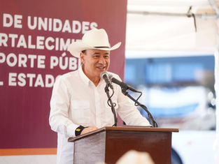 Gobernador Durazo moderniza sistema de transporte en Sonora con entrega histórica de 63 nuevas unidades