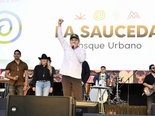 Gobernador Durazo avanza en acciones de rescate del Bosque Urbano La Sauceda con remodelación y reforestación