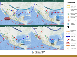 Gobierno de Sonora alerta por efectos de la Tormenta Tropical Lorena