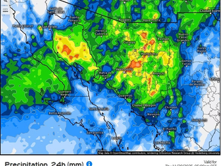 La CEPC reporta pronóstico de lluvias, descenso de temperaturas y posibles nevadas en zonas montañosas