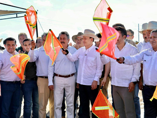 Cumple Gobernador Durazo a productores del Mayo y Yaqui con inicio de obras del Programa Nacional de Tecnificación de Riego