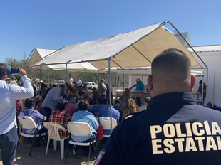 Operativo de la Policía Estatal trabaja en la prevención del delito en Pitiquito