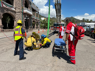 Realiza Ayuntamiento de Guaymas Simulacro Nacional en Palacio Municipal
