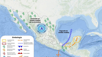 Pronóstico del tiempo para este jueves en Sonora