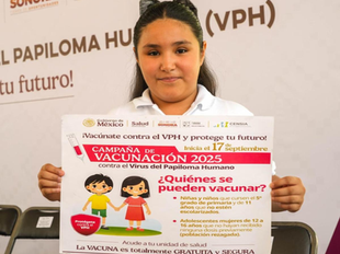 Gobierno de Sonora inicia campaña de vacunación contra el Virus del Papiloma Humano (VPH) 2025