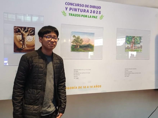 Estudiante de Cecyte obtiene primer lugar en Concurso Nacional de Dibujo y Pintura 2025 “Trazos por la Paz”