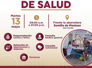 Habrá en San Vicente jornada de salud