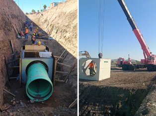 Avanza Agua de Hermosillo con la rehabilitación del colector principal del bulevar Paseo Río Sonora