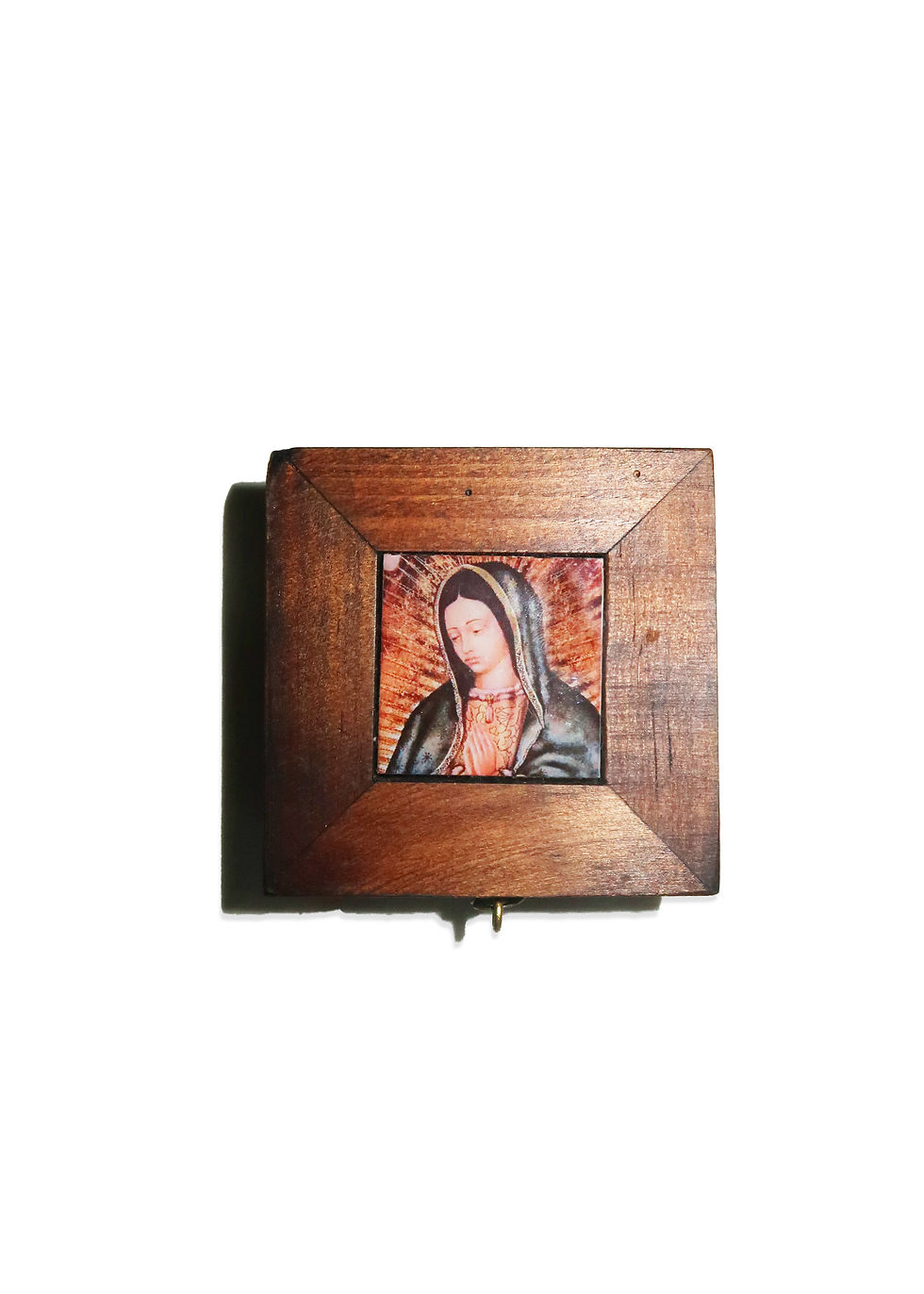 Miniatura: Caja de madera Virgen de Guadalupe
