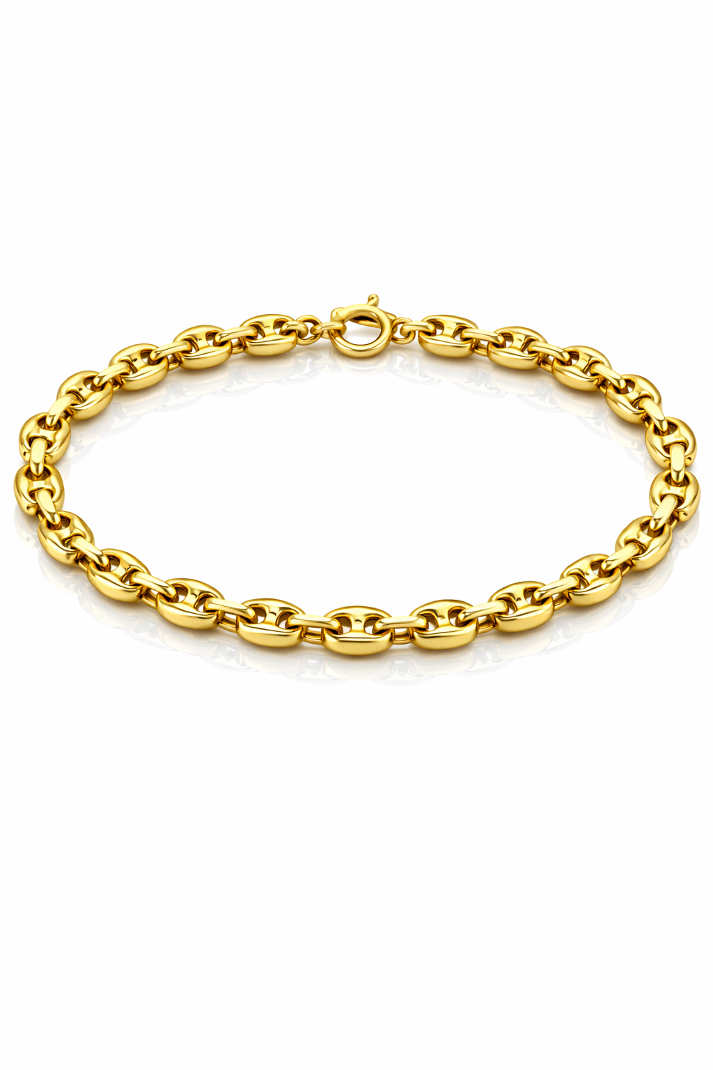 Men’s 18K Gold Gucci Link Bracelet – Timeless Italian-Inspired Luxury 