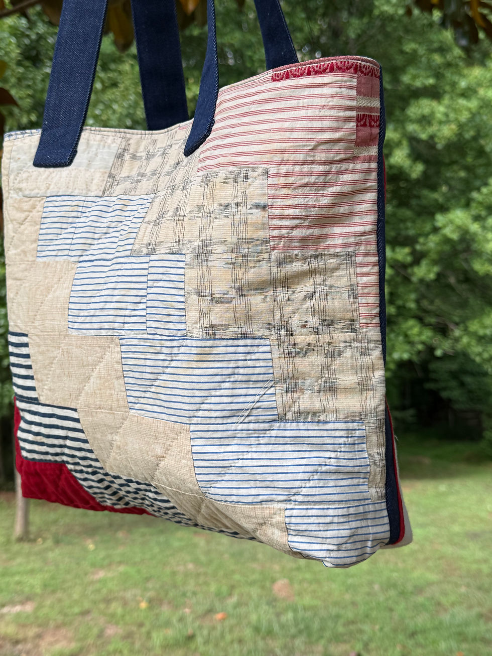 Thumbnail: Lady Liberty Collection - Lobster Market Tote Bag